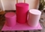 capas de cilindro mescladas rosa e pink