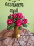 arranjo rosa veludo pink