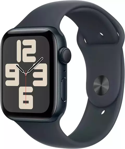 Apple Watch SE 2 (GPS) Caixa Alumínio Midnight 44mm Pulseira esportiva Midnight M/L A2723