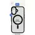 Case Joog para iPhone 16 Magsafe Metal Transparent/Black