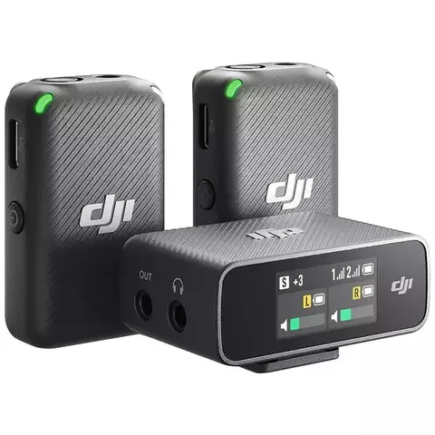 Microfone Digital Wireless DJI Mic para Câmeras e Smartphones (2,4 GHz)