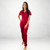 Scrub Feminino Aquila Vermelho Marsala Bordô; Pijama Cirúrgico; Uniforme; conjunto para trabalhar
