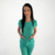 Scrub Feminino Três Marias Verde; Pijama Cirúrgico; Uniforme; conjunto para trabalhar