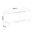 BUFFET CAPRI - CEDRO E OFF WHITE