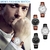 Relógio de couro de design de moda masculino temperamento de quartzo digital relogio masculino