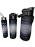 Garrafas de água Squeeze kit 3 garrafas Frases Motivacionais Resitente + ADESIV