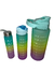 Garrafas de água Squeeze kit 3 garrafas Frases Motivacionais Resitente + ADESIV