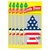 Kit 5 Odorizador Automotivo Little Trees Aromatizante Pride USA