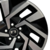 Imagem do Jogo com 4 Rodas Aro 16 Kr S56 VW T-Cross 16x6 Furação 5x100 BD Preto Diamantado