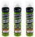Kit 3 Spray Borracha Líquida Preta Aerosol HM Impertech 400ml - HM Rubber