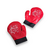 Kit De Boxe Infantil Com Saco E Luva Importway Vermelho - loja online