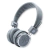 Fone de Ouvido Sem Fio Bluetooth 5.0 KP-367 Knup Rádio FM Micro SD MP3 Aux Recarregável Cinza