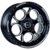 Jogo com 4 Rodas Aro 15 Kr C10 Weld Magnum Racing 15x7 Furação 4x100 BD Preto Diamantado na internet