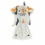 Conjunto Infantil Adidas Real Madrid 24/25 Pré Jogo - Branco e Laranja - comprar online