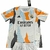 Conjunto Infantil Adidas Real Madrid 24/25 Pré Jogo - Branco e Laranja - Sports Cloaks | Mantos Esportivos