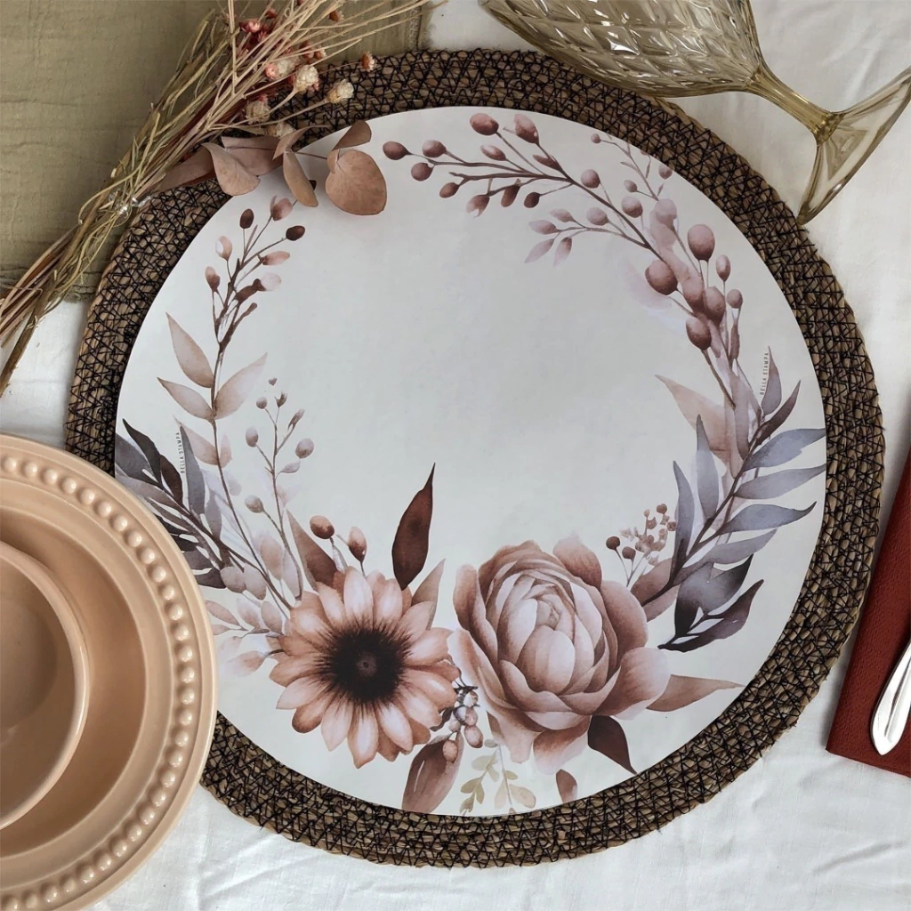 Plato de sitio navideño