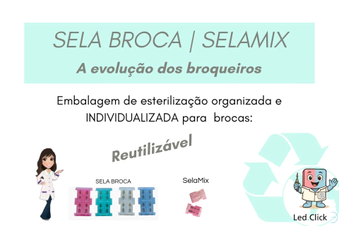 Imagem do banner rotativo Led.Click  Inovações | SELA BROCA | SELAMIX