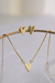 Conjunto Love ( colar + brinco )