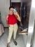 Calça Alfaiataria Linho Areia