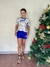 Short Linho Azul