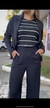 Pantalona Risca de Giz Preta na internet