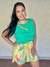 Blusa Viscose Recorte Verde