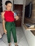 Calça Alfaiataria Linho Lilás - comprar online