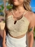 Cropped Lurex Dourado - comprar online
