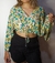 Cropped Manga Morcego Florida - comprar online