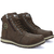Bota Casual Masculina SF Em Sinteco Com Zíper Lateral - Empório Moda Masculina 