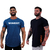 Imagem do "Domine o Estilo com Estampas Únicas: Kit de 2 Camisetas Longline Masculinas MXD - Perfeitas para um Visual Casual e Fitness!"