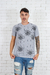 Imagem do "Estilo e Conforto Puro: Camiseta Masculina Estampada 100% Algodão com Gola Redonda"