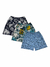 Kit Com 3 Bermudas Tactel Estampada - Sortida