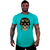 "Estilo que Impressiona: Camiseta Longline Masculina MXD com Conceito de Caveira Militar - Perfeita para Musculação, Lazer e Estilo Casual!" - comprar online