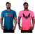 Imagem do "Domine o Estilo com Estampas Únicas: Kit de 2 Camisetas Longline Masculinas MXD - Perfeitas para um Visual Casual e Fitness!"