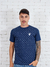 Imagem do 100% algodão, Camiseta masculina estampada gola redonda