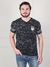 "Estilo à Frente do Tempo: Camiseta 2023 Moda Masculina Estampada com Gola em V - Arrase com o Visual do Futuro!"