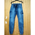 Imagem do Saia Bento casual justa, comprimento do joelho, Sarja Skate Jogger, 2023, 6 bols