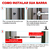 Barra Horizontal Fixa de Porta Ajustável Exercício Flexão Crossfit Treino Cos - loja online