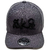 Boné Masculino Aba Reta 6 Gomos Cinza Sk8 Point Bordado New MXC - Empório Moda Masculina 