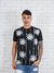 "Estilo e Conforto Puro: Camiseta Masculina Estampada 100% Algodão com Gola Redonda" - Empório Moda Masculina 