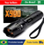 "Ilumine seu Caminho com a Lanterna Tática Militar X900: Profissional, com Zoom e Sinalizador Recarregável! ?"