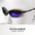 oculos sol lupa juliet proteção uv mandrake metal + case lente espelhada perso na internet