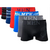 Cueca Box Boxer Adulto Sem Costura MEN Microfibra Diversas Cores