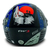 Capacete P Moto Xopen Astronauta Preto Azul Brilha Escuro 56