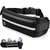 "Leve seus Essentials com Estilo: Pochete Esportiva Preta para Corrida com Porta Celular e Garrafa!" - comprar online