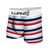 Kit 5 Cuecas Boxer Adulto Luping Premium Lisas Tecido Microfibra