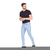 "Domine o Estilo com a Calça Jeans Masculina Super Skinny Clara: Versatilidade Casual na Sua Melhor Forma!" na internet