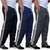 Calça masculina tactel 2 listras bolsos esporte básico confortável