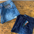Kit 2 Bermudas Jeans 1 Peça Rasgada 1 Peça Lisa (Entrega Rapida ) - comprar online